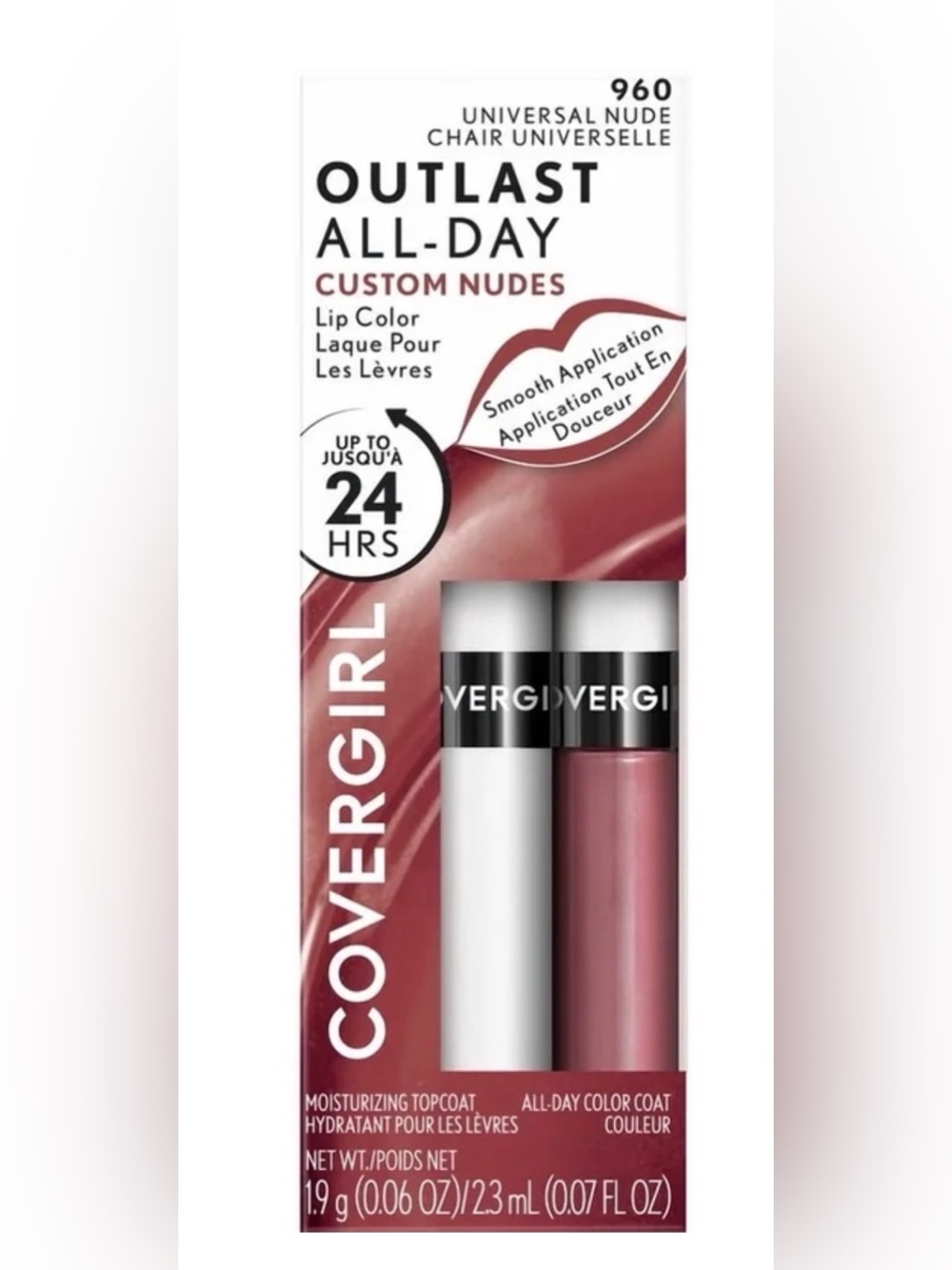 Nwt - COVERGIRL Outlast All-Day Custom Nudes Lip Color - Universal Nude 960
